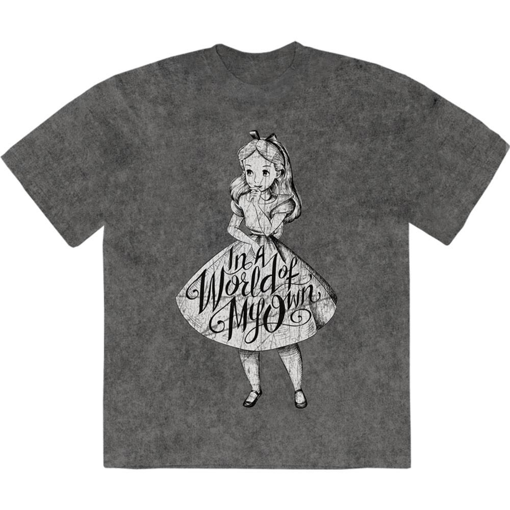 Disney - Alice In Wonderland - In A World Of My Own Jumbo T-shirt Homme - Gris